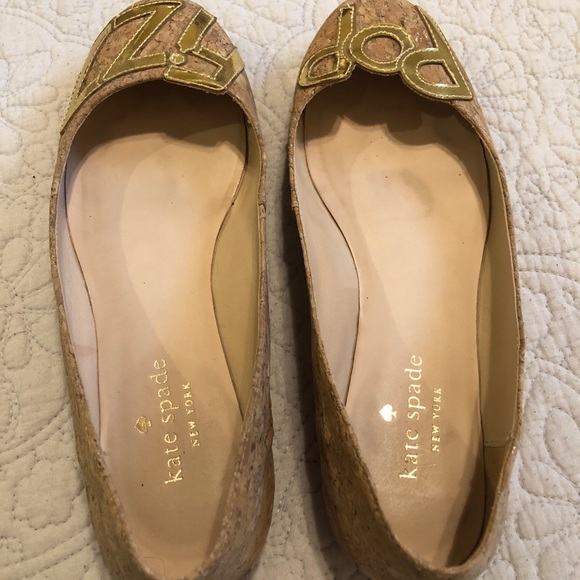 Kate Spade Pop Fizz Cork Ballet Flats *sold out* - Picture 4 of 5
